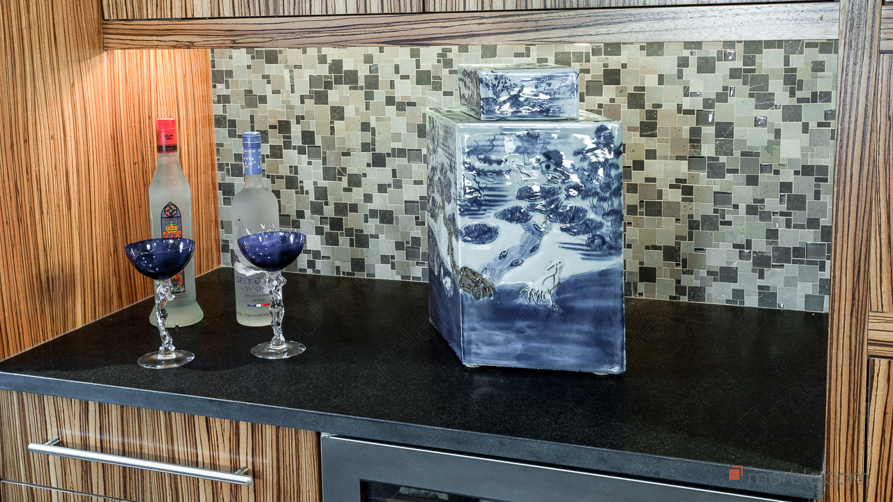 Blue Bahia Granite In A Modern Kitchen | Marble.com