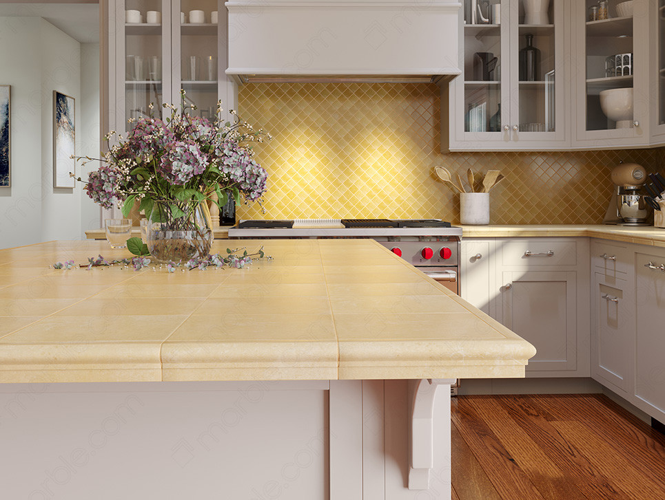 15 Countertop Materials For 2022, Kitchen Counter Modern Tile Countertops