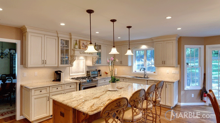 Top 5 Kitchen Countertop Choices For White Cabinets Marble Com