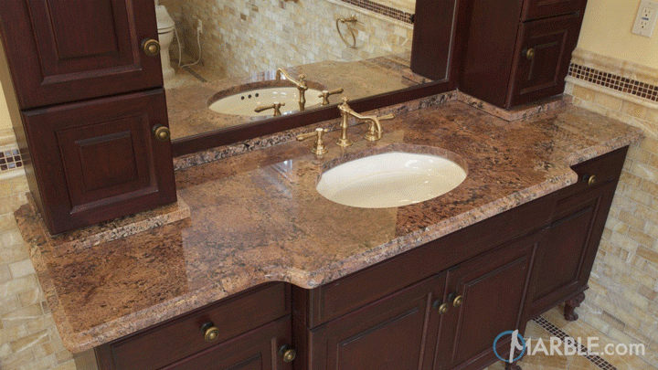 Bathroom Granite Countertops Ideas : Granite Bathroom Countertops Durable Water Resistant Countertops - For more information on the products.