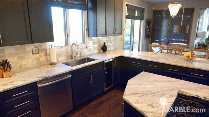 Best Way To Pair Countertops With Dark Cabinets Marble Com