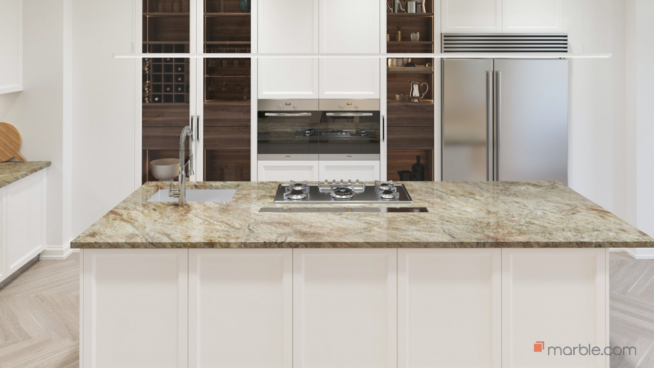 What Granite Goes With White Cabinets image
