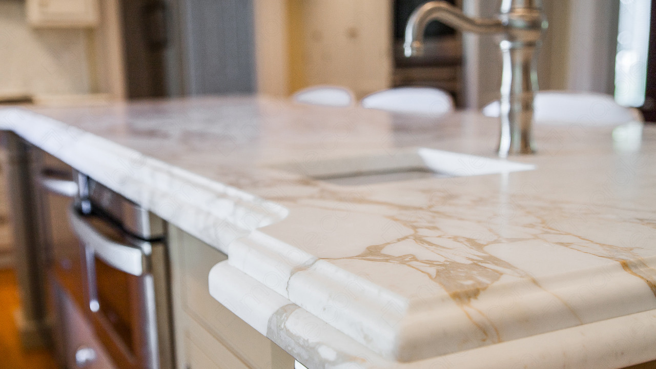 calcutta gold marble kitchen countertops