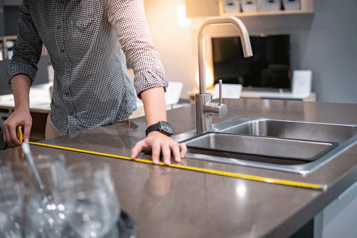 How Can I Measure My Countertops 3 Easy Steps Marble Com - How To Measure A Bathroom Countertop