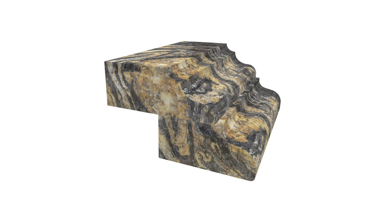 Cove Dupont / Ogee countertop edge 3D