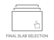 final selection of stones