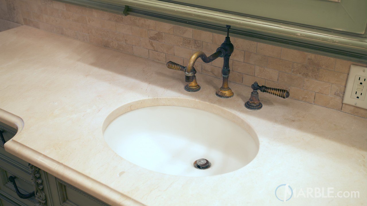 Crema Marfil Marble Master Bathroom Countertop Marble Com