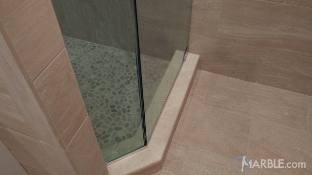 Crema Marfil Marble Saddle