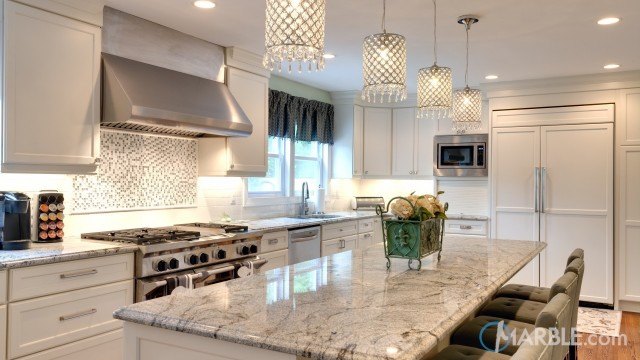 Ivory Fantasy Granite Kitchen Countertop