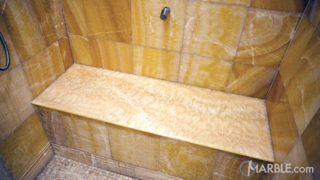 Honey Onyx Shower Seat (Bench)