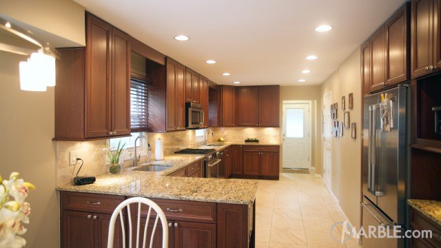 Savannah Gold Granite Kitchen