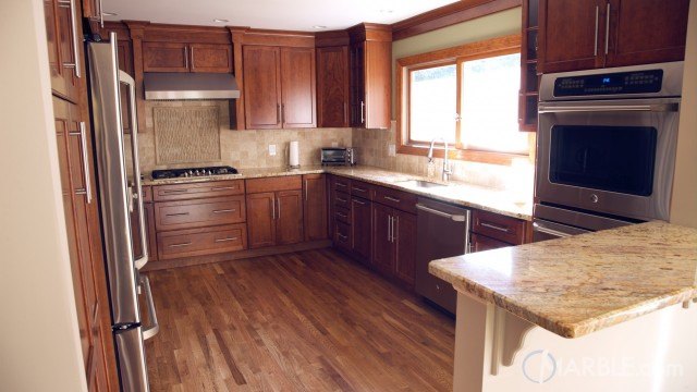 Yellow River Granite Kitchen Countertop