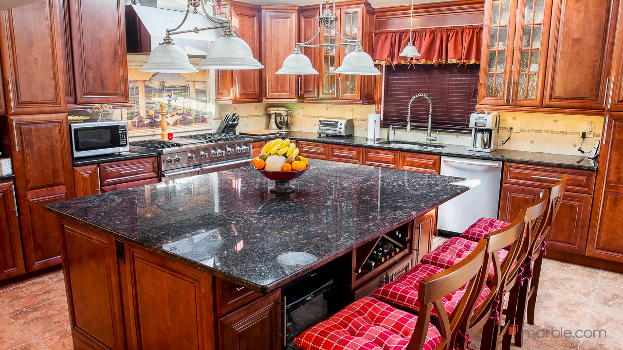 Tan Brown Granite Kitchen | Marble.com