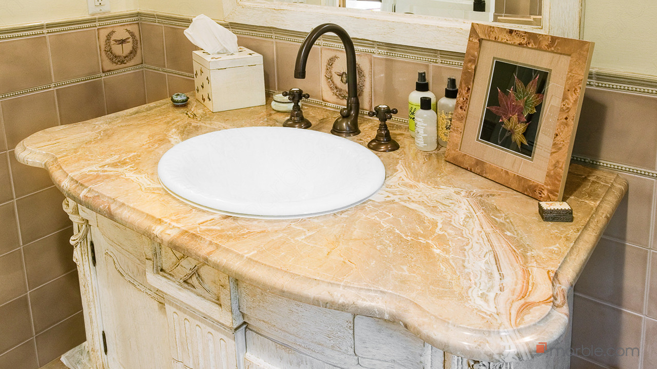 Breccia Oniciata Marble Bathroom | Marble.com