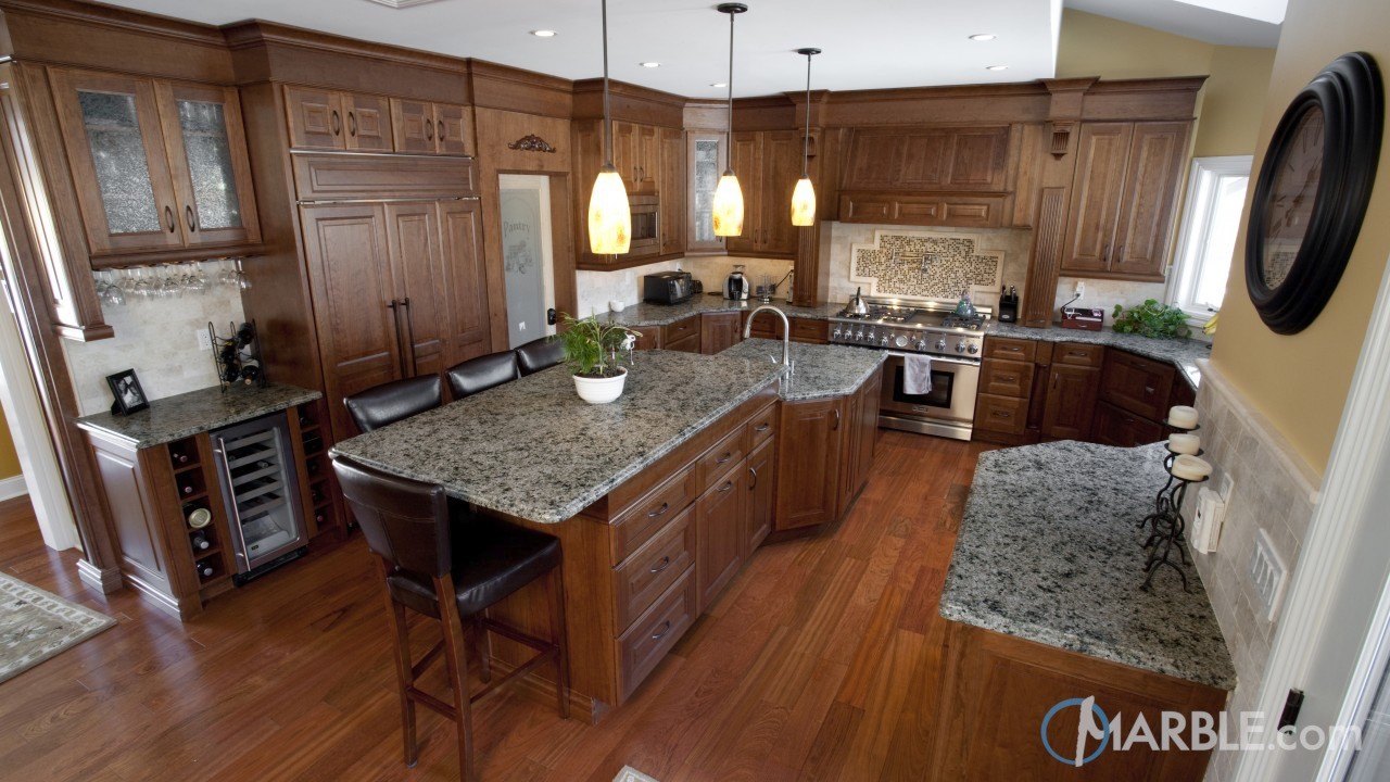 Green Ventura Granite Kitchen