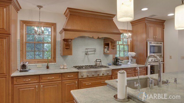 Kashmir Beige Granite Kitchen