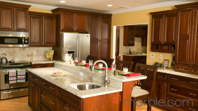 Giallo Napoleone Granite Kitchen Countertops | Marble.com