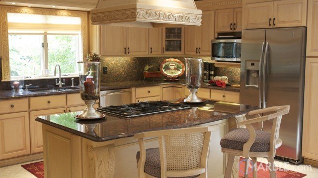 Ruby Blue Granite Kitchen