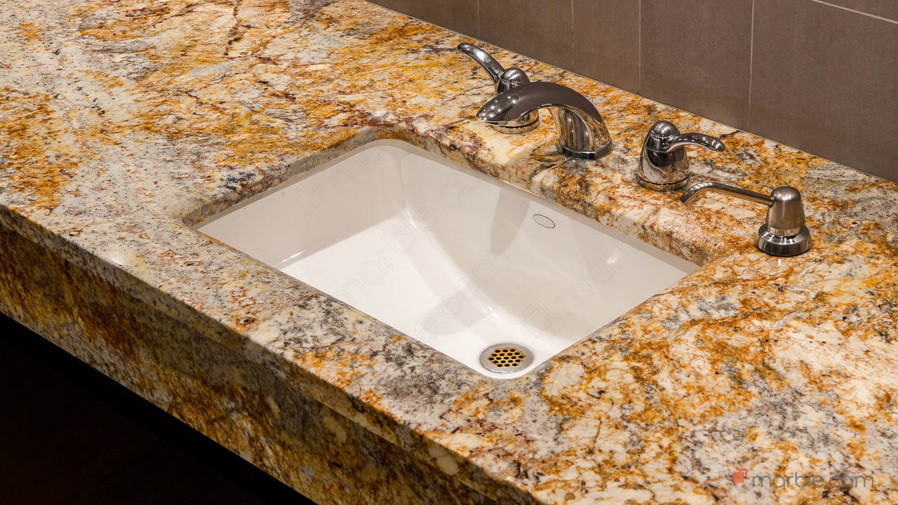 Siena Beige Commercial Bathroom | Marble.com