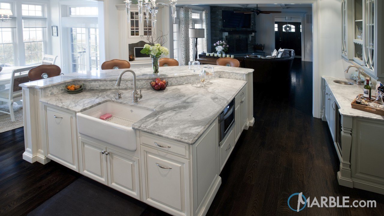 White Fantasy Marble Kitchen Marble Com