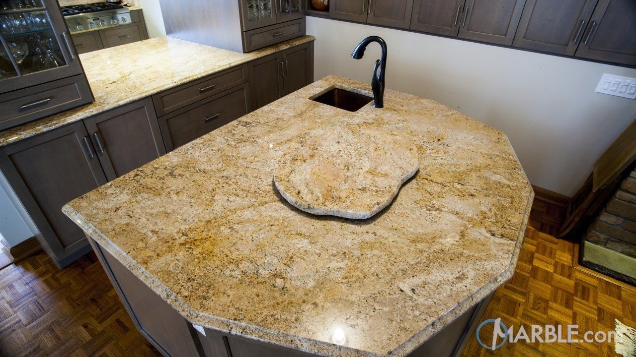 Arandis Chocolate Granite Kitchen Countertops And Lazy Susan