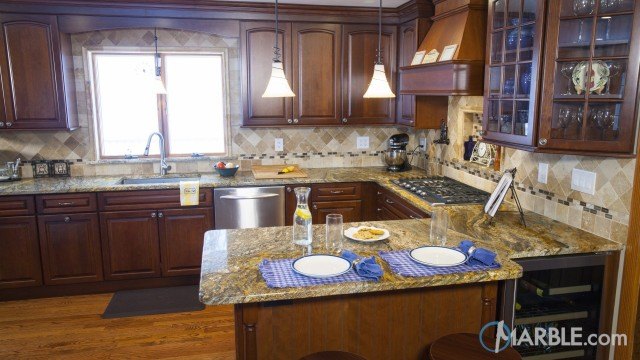 Ouro Fantastico Granite Kitchen
