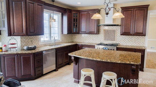 Golden Brown Super Granite Kitchen