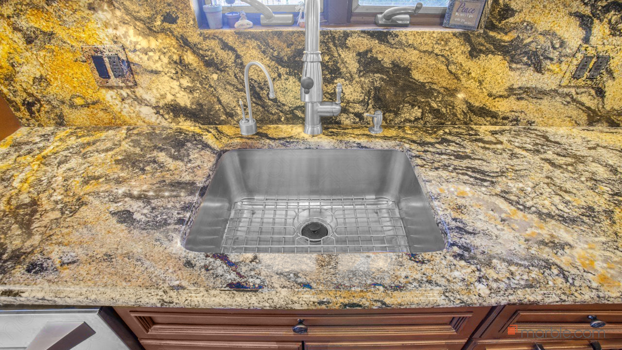 Magma Gold Kitchen Granite | Marble.com