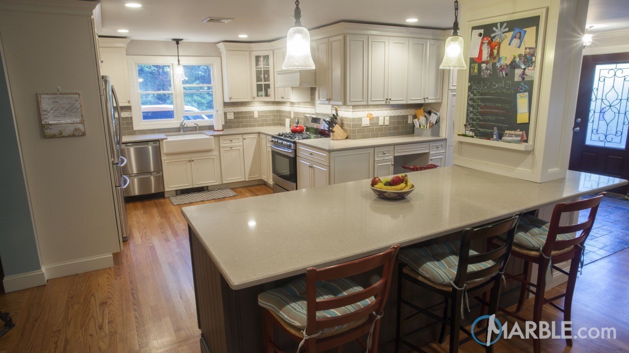 Shitake Ceasarstone Quartz Kitchen Countertop