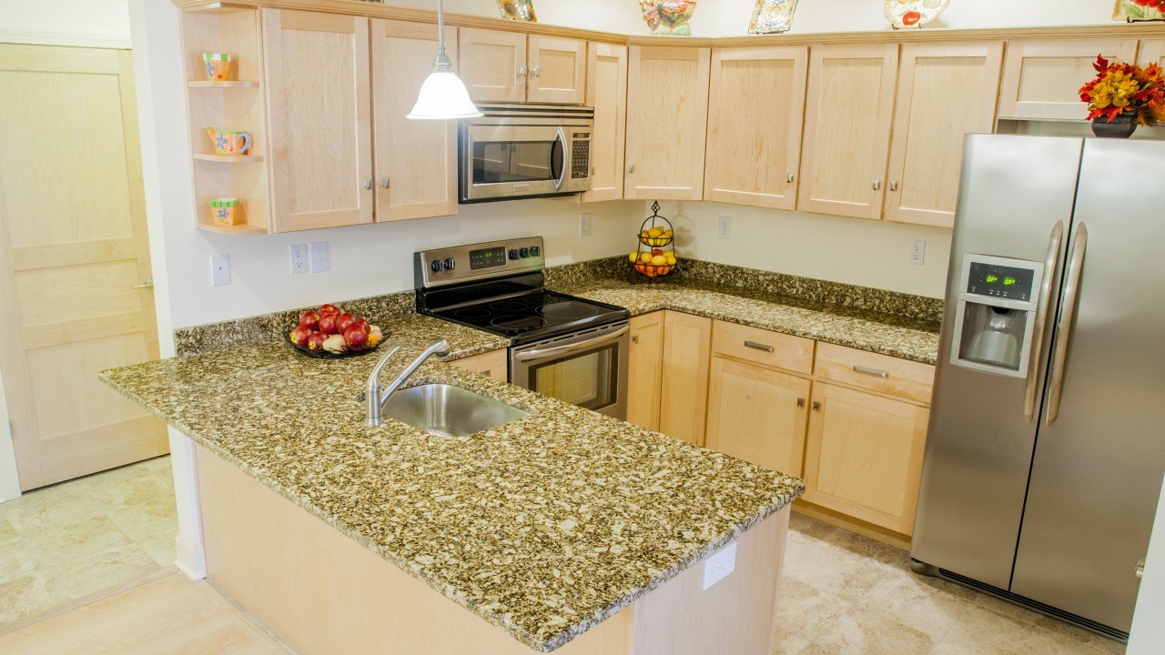 Giallo Napoleone Granite Kitchen Countertops | Marble.com