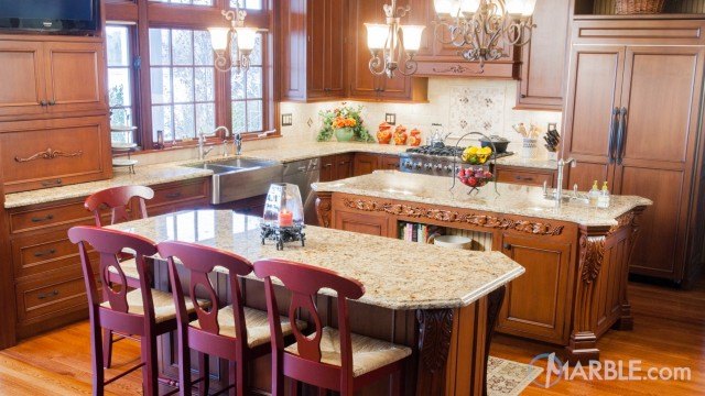 Oro Brasil Granite Kitchen
