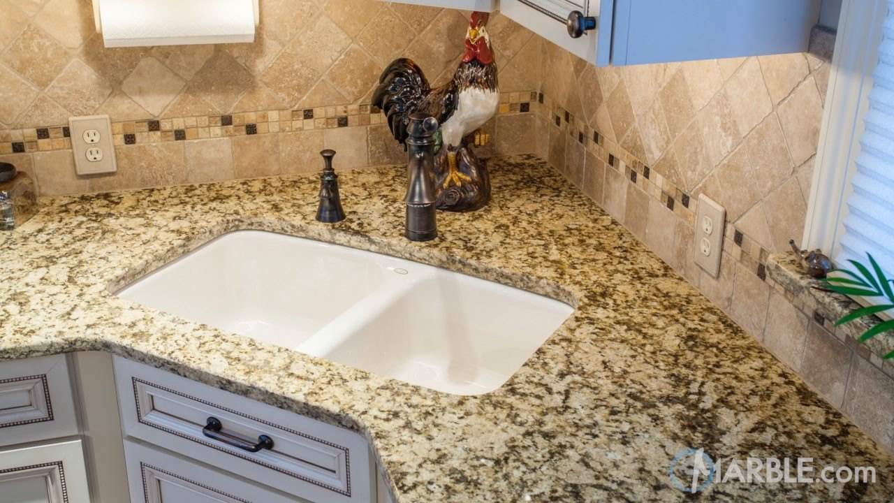 Santa Cecilia Real Kitchen Granite Countertop