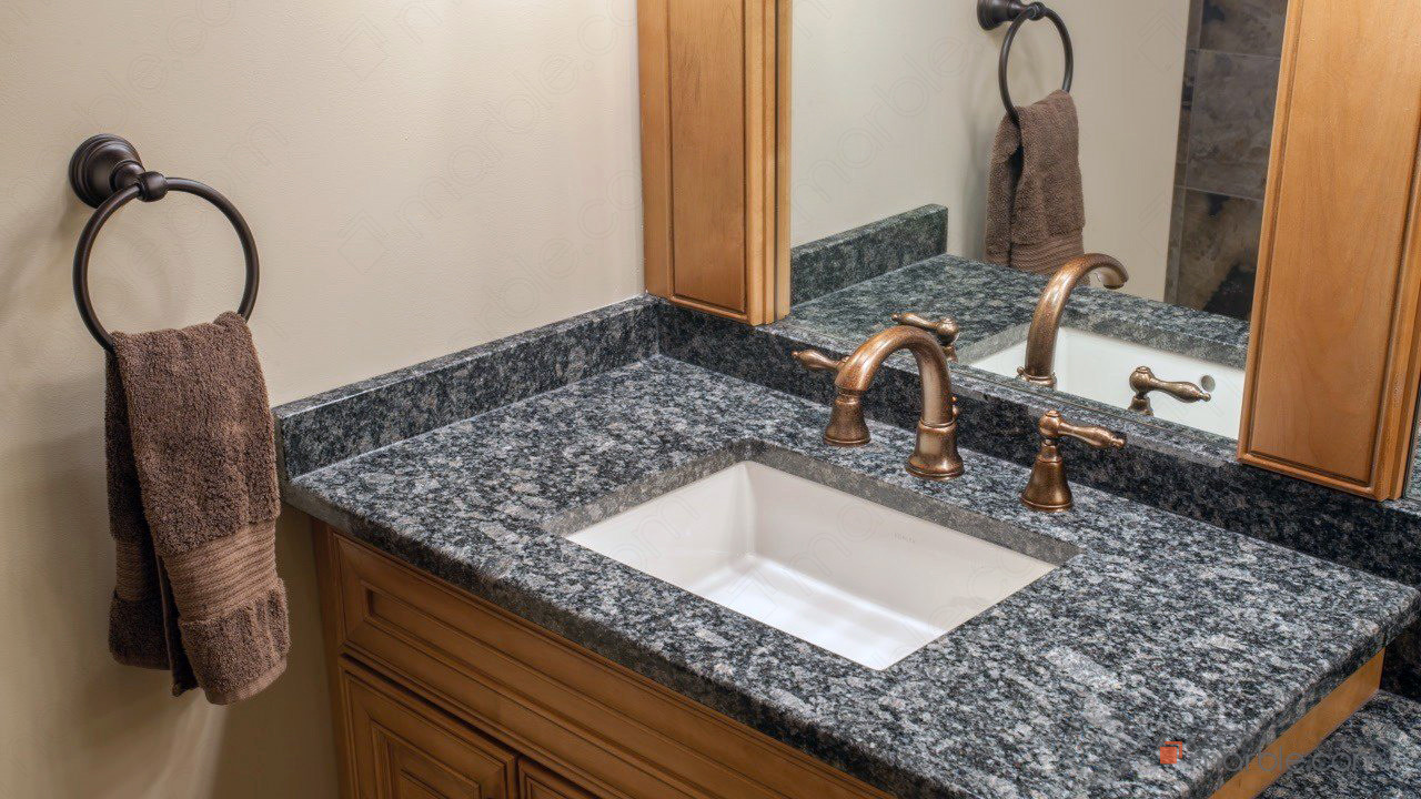 White Fiorita Granite Bathroom | Marble.com