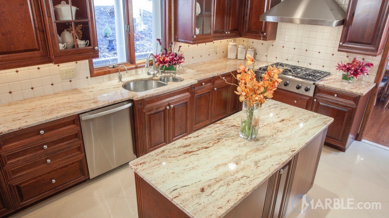 Creatice Ivory Kitchen Cabinets With Granite Countertops for Living room