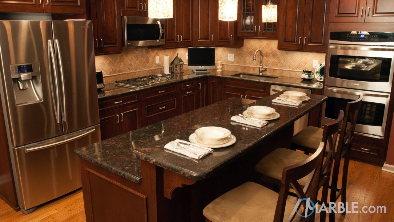 Tan Brown Kitchen Countertops | Marble.com