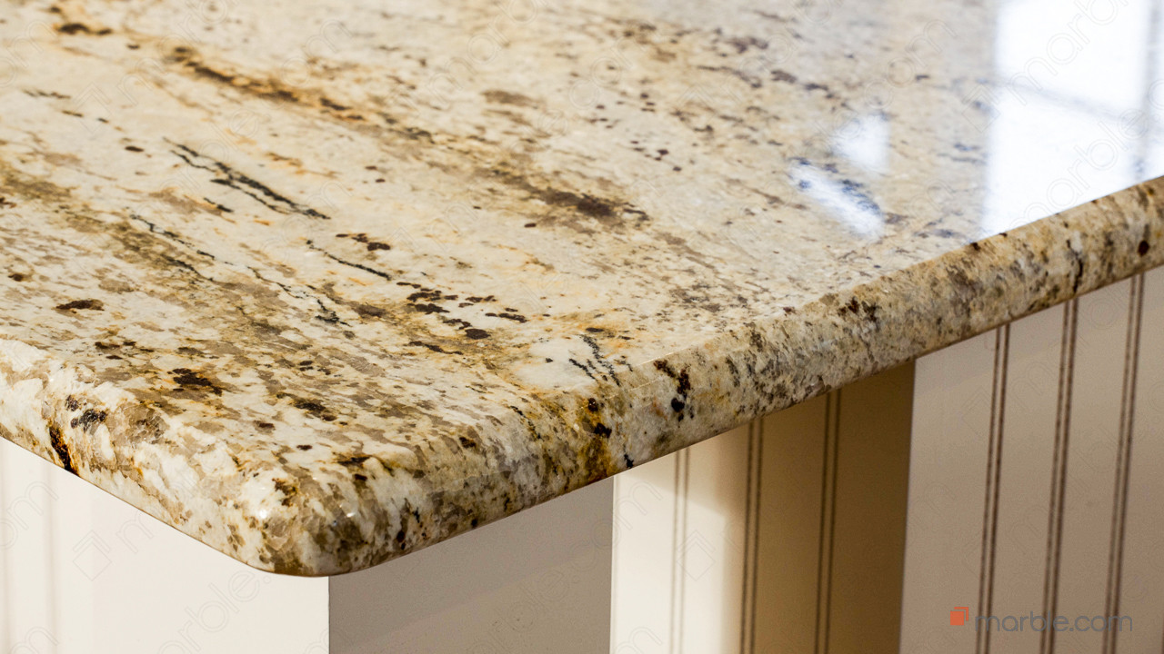 Colonial Gold Granite Kitchen Countertops | Marble.com