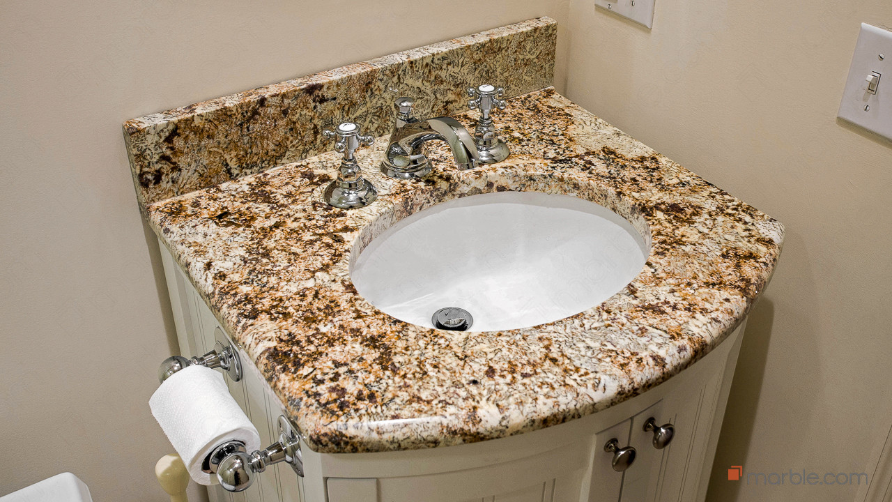 Giallo Napole Granite Bathroom | Marble.com