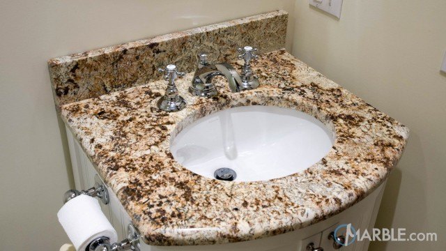 Giallo Napole Granite Bathroom