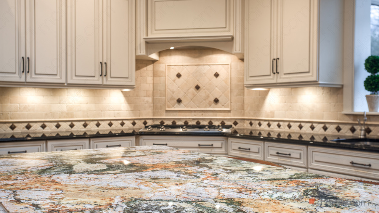 Blues in the Night and CD Granite Kitchen Countertops | Marble.com