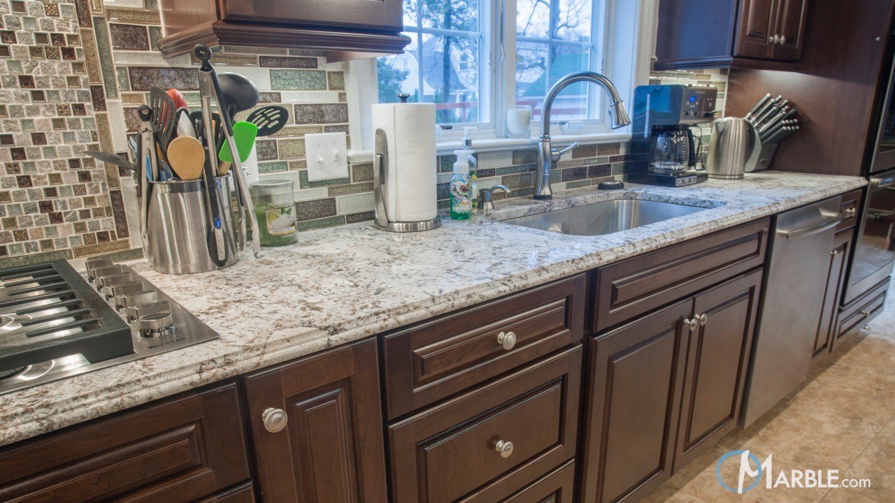 Bianco Antico Granite Countertops In A New Kitchen Marble Com   PANI4ZCGwXYCtVrPocdq 