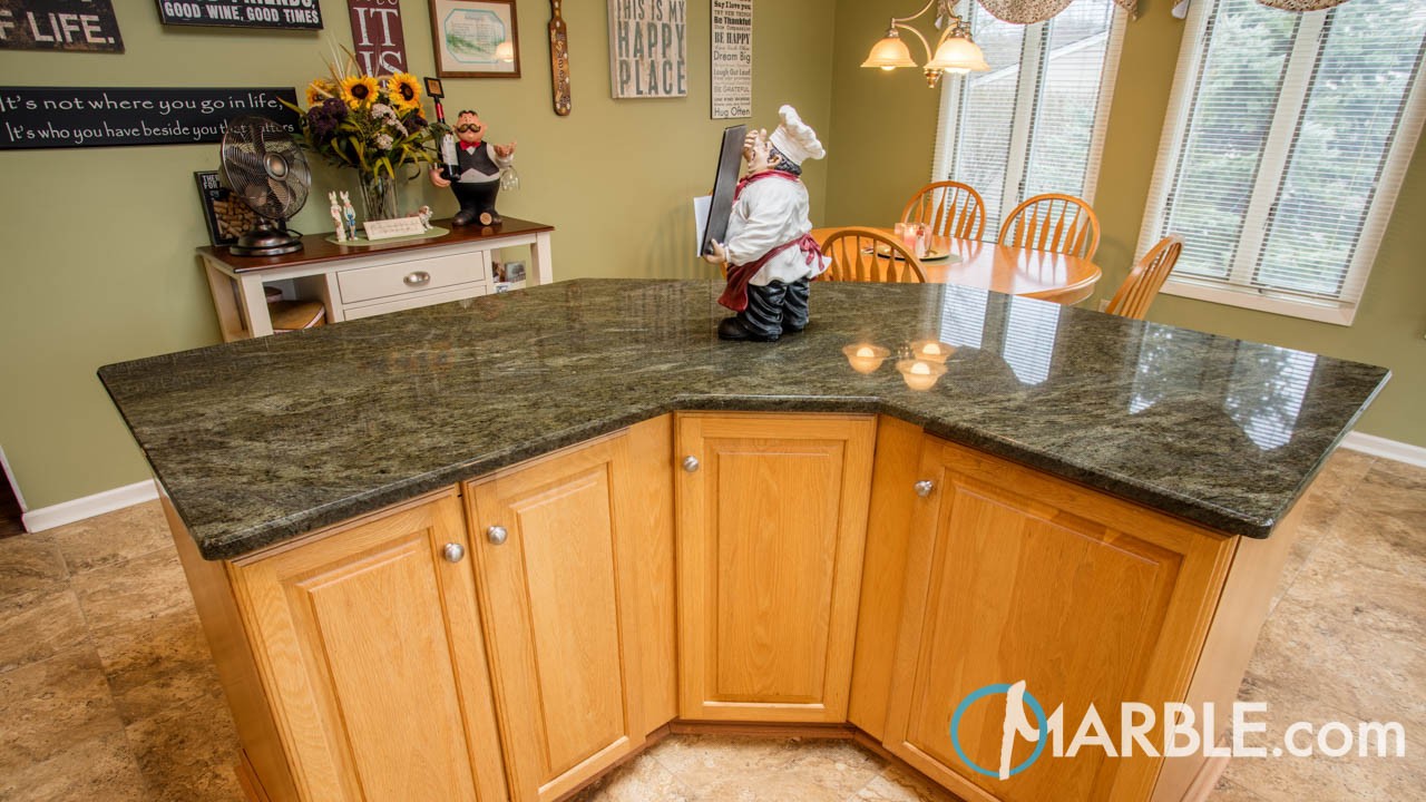 Tropical Green Kitchen Granite Countertops Marble Com