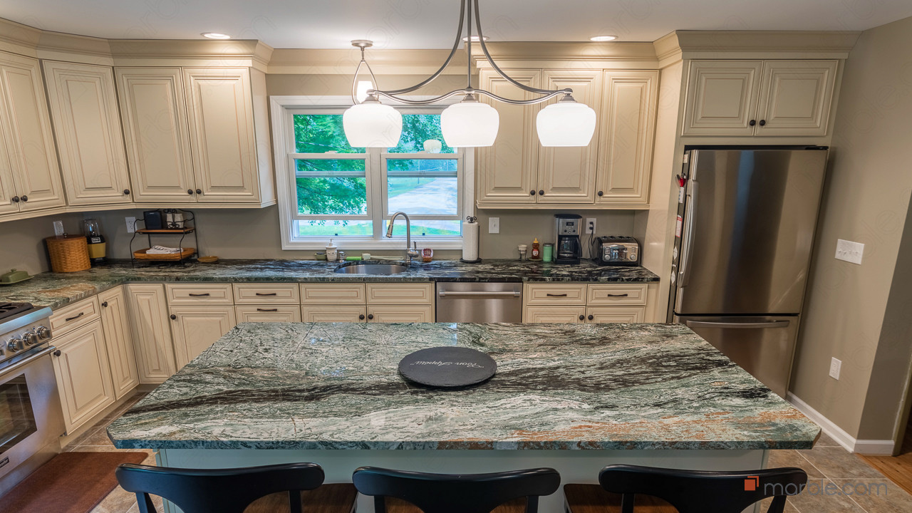 Green Jadeite Granite Kitchen | Marble.com
