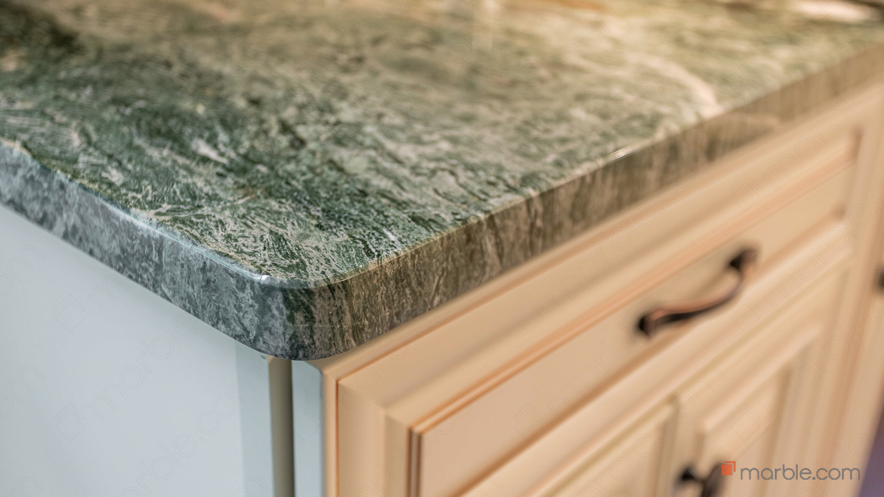 Green Jadeite Granite Kitchen | Marble.com