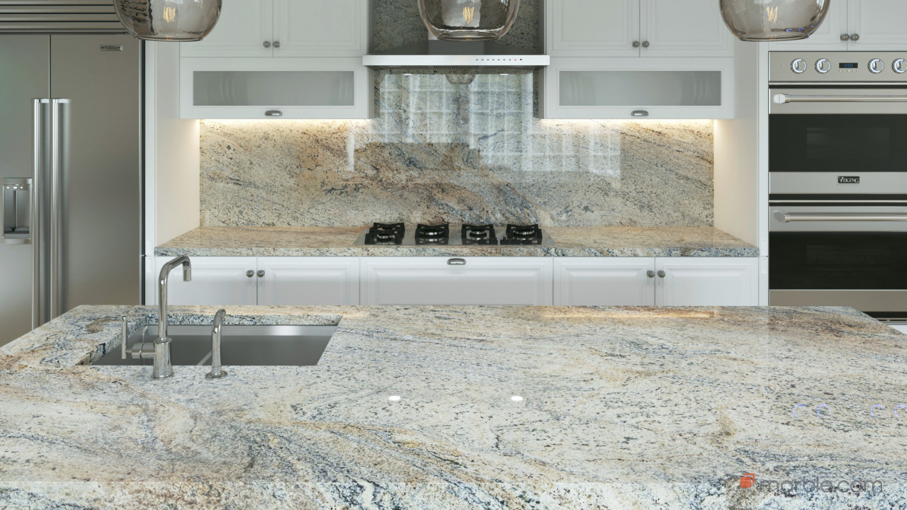 Baltic Blue Granite Kitchen Countertops | Marble.com