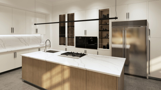 Calacatta Genesis Quartz Kitchen  image