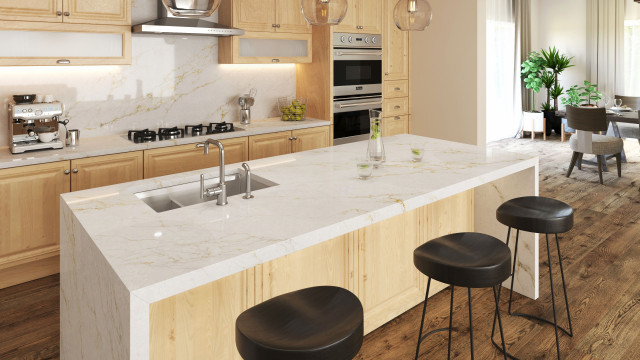 Dolomite Gold Quartz Kitchen  image