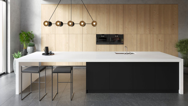 Ocean Ripple Quartz Kitchen  image