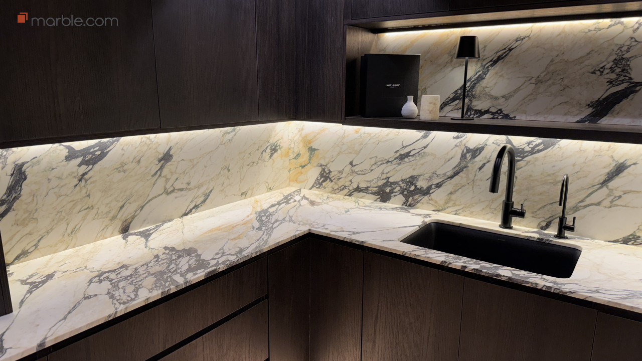 Bold Elegance in Calacatta Monet Marble | Marble.com