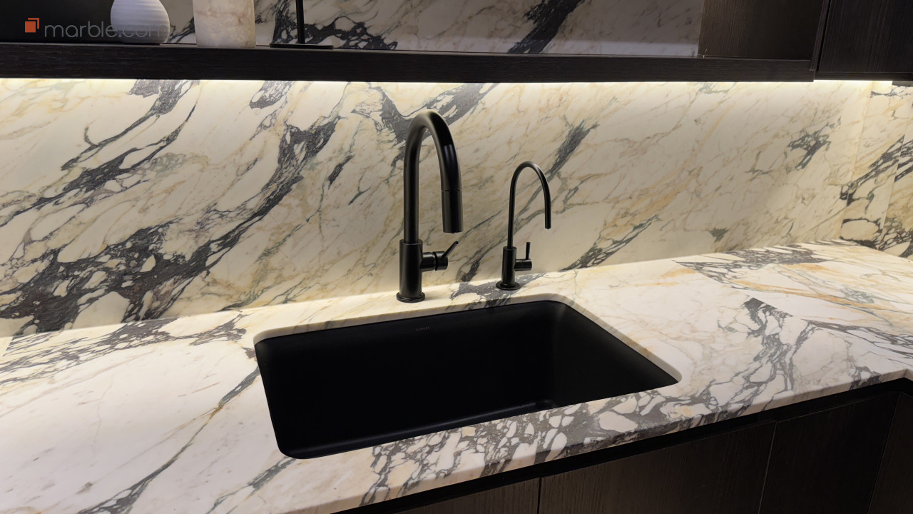 Bold Elegance in Calacatta Monet Marble | Marble.com