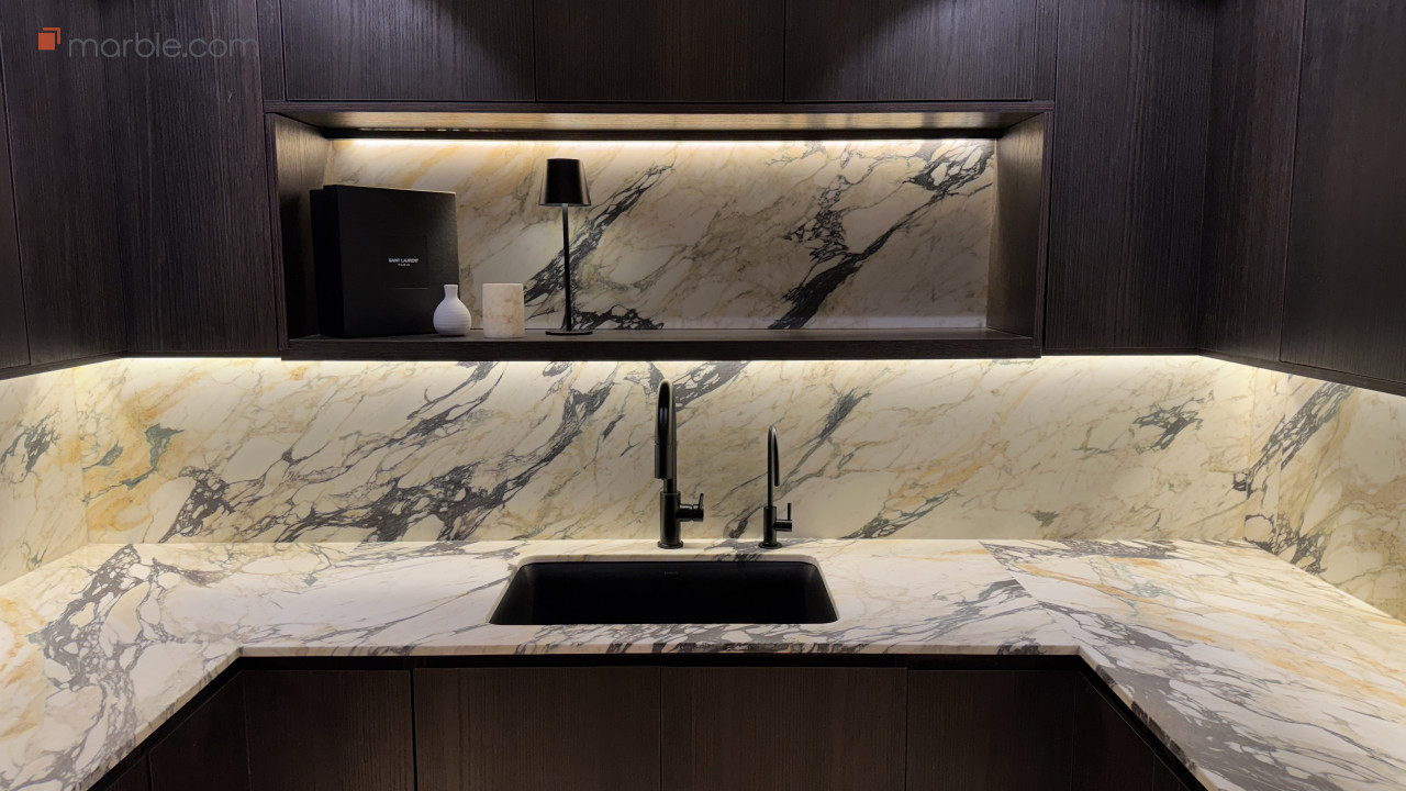 Bold Elegance in Calacatta Monet Marble | Marble.com